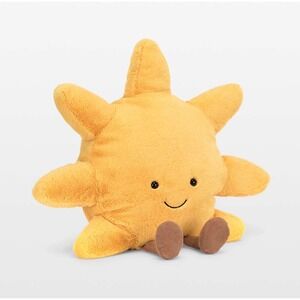 Jellycat Amuseable Sun Plush Gold Yellow Celestial Stuffed Toy Small
